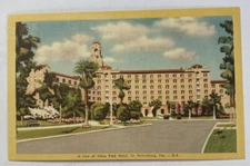 Vintage Linen Postcard ~ Vinoy Park Hotel ~ St Petersburg Florida FL