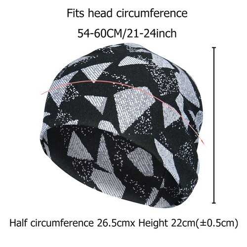 Beanie Caps Winter Windproof Warm Bike Soft Cycling Caps Stretch Anti-Sweat Hat - Afbeelding 2 van 26