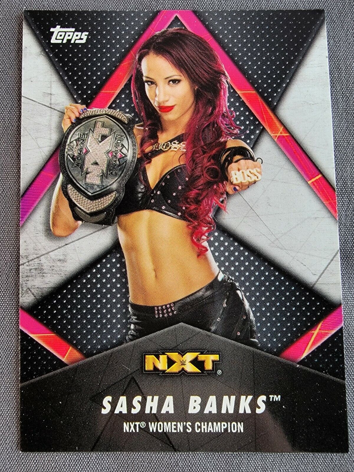 Alicia Fox 2018 Topps WWE Women's Division Divas Champion Insert WC-4