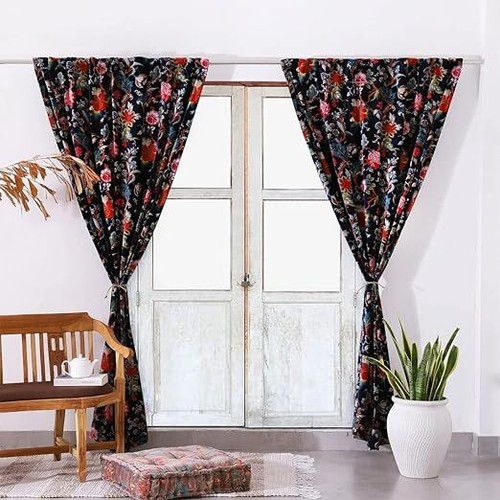Velvet Curtains, Luxury Drapes for Living & Bedroom Curtains, Many Color Curtain - Picture 14 of 59