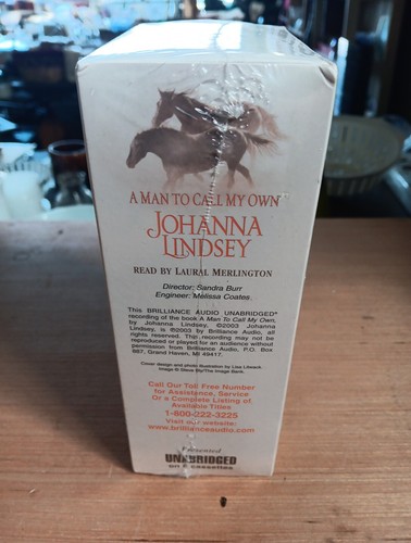 A Man to Call My Own by Johanna Lindsey (2003, Cassette, Unabridged) New Sealed - Picture 2 of 4