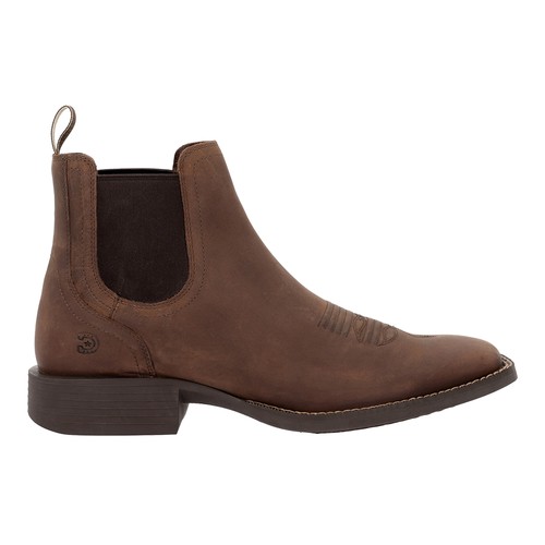 Durango Shyloh Eckige Zehe Chelsea Herren Braun Freizeit Stiefel DDB0533 - Bild 1 von 7