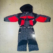 Toddler boys OBERMEYER Waterproof Full Coverage Hooded 1pc SNOWSUIT sz 3
