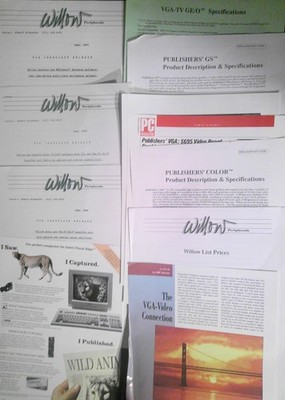 Willow Peripherals Press Kit, 1990. ''Real World'' Echtzeit-Multimedia-Datenbank