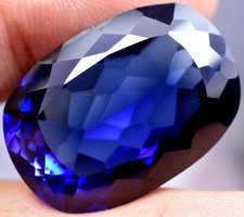 Natural 35Ct Royal Blue Sapphire From Madagascar CCGL Certified Loose Gem