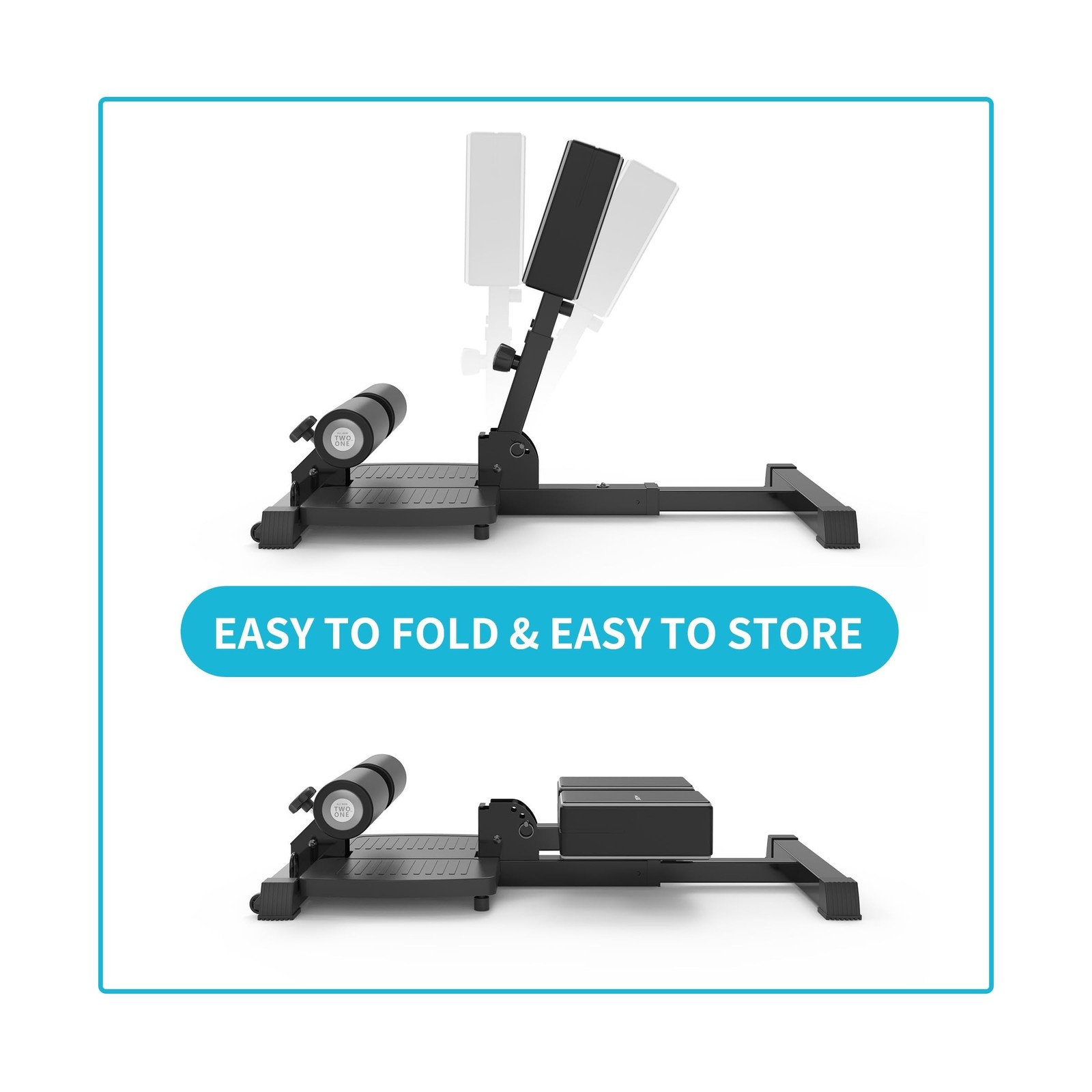 leikefitness Deluxe Multi-Function Deep Sissy Squat Bench Home Gym Workout St...