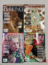 Lot of 2009 Rug Hooking Magazines 4 total with Patterns