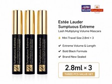 Image of Estee Lauder Sumptuous Extreme Mascara Mini Travel Size 2.8ml x 3 Black