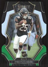 4843K 2022 Panini Select #119 Trestan Ebner Black and Green Prizm Die Cut