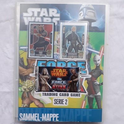 star Wars Force Attax Clone Wars Serie2 Album Vollständig + LE1,2,4 +Booster S.4