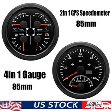 85mm Gps Speedometer 0-120mph With Tachometer 0-8000rpm 4in 1 Gauge For Car Boat 85mm Gps Speedometer 0-120mph With Tachometer 0-8000rpm 4in 1 Gauge For Car Boat