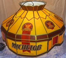 Vintage Michelob Hanging Bar Light / Excellent Condition/ Large