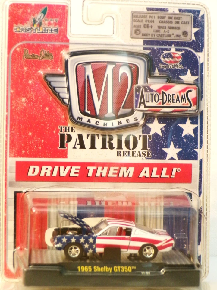 Shelby GT350 1965 11-04... The Patriot Release... Auto-Dreams...M2Machines...1:64 Foto 2 de 4