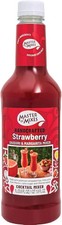 Master of Mixes Cocktail Mixers | Strawberry | 1 Litre | 1 l (Pack 1)