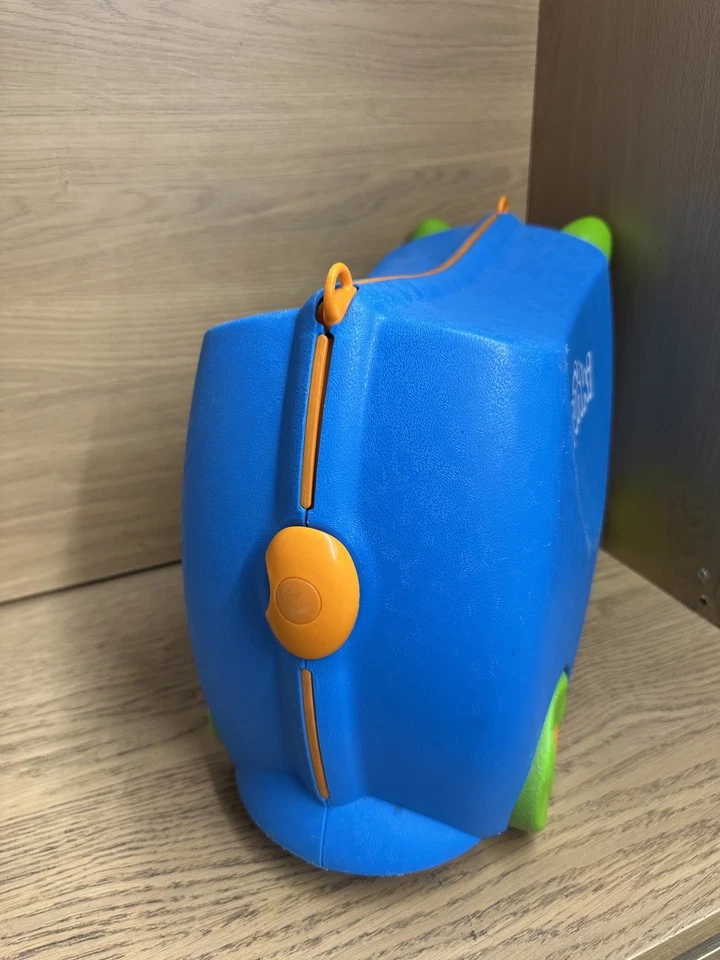 Maleta rígida de viaje Trunki azul para niños  Foto 4 de 4