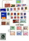 JERSEY -  VARIOUS  FDC'S X10 FROM COLLECTION BX1/8
