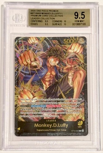 Monkey.D.Luffy graded BGS 9.5 for sale on eBay