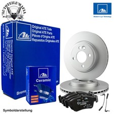 ATE Bremsscheiben + Ceramic Beläge BMW 7er E65-E67 745d 760 i,Li HINTEN Ø370 +WK