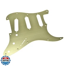 KAISH 11 Hole Metal Aluminum Anodized Modern Style ST/Strat SSS Pickguard Gui