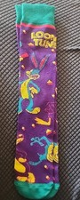 Nwot WARNER BROS "LOONEY TUNES" BUGS BUNNYCREW SOCKS Sz 6-9 UNISEX
