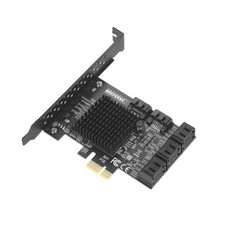 8-Port SATA 3.0 PCI Express Expansion Card PCI-E Controller 6G Adapter for HDDpC
