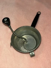 Vintage Foley Food Mill Black Handle Smaller Size- 5”
