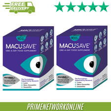 Image of 2x - Macu-Save Eye Health Food Supplement Capsules - 90s 100% ORIGINAL ⭐⭐⭐⭐⭐