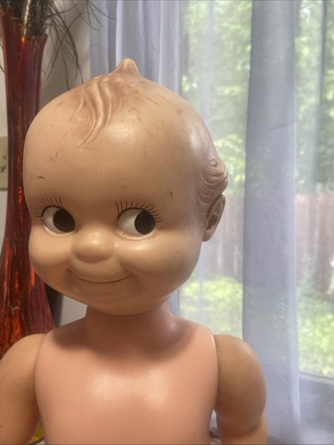 VINTAGE GROSSE 27 ZOLL KAMEE KEWPIE PUPPE 1966 EINIGE BESCHÄDIGUNGEN Fußrücken - Bild 17 von 18