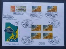Grande Enveloppe Premier jour Timbres TGV Paris Méditerranée N° 3399 Paris 2001