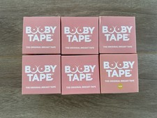 Booby Tape Original Breast Tape Brown & Nude Lot Of 6 Boxes New