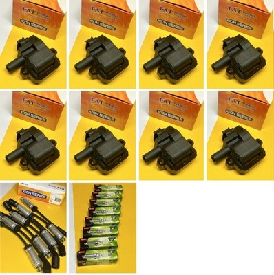 Ignition coils + leads + plugs for Holden VY COMMODORE 5.7L 02-04 LS1 2 Yr Wty