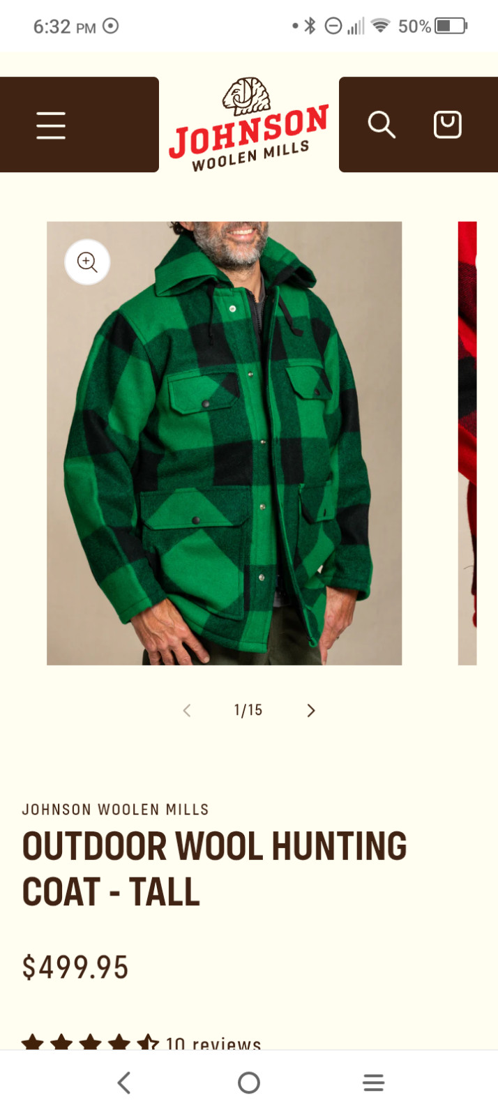 Johnson Wool Cruiser Hooded insulated Jacket XL - image 10