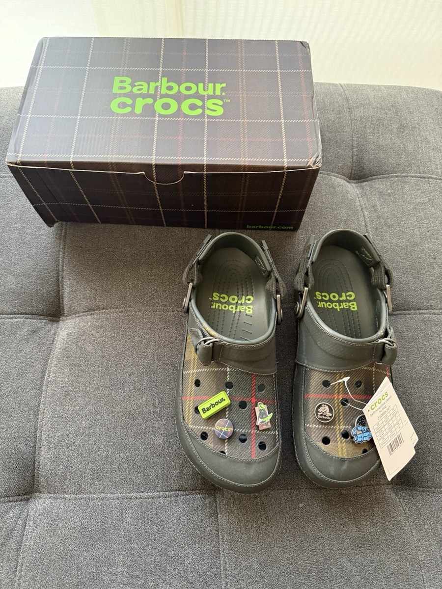 Barbour x Crocs Classic Clog US MENS SIZE 9 | eBay