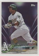 2018 Topps Opening Day Rainbow Purple Foil Khris Davis #76 y0i