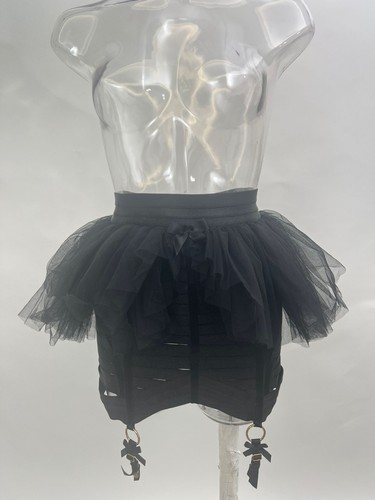 Bordelle limited edition black tutu waspie skirt