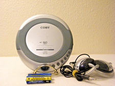    GENUINE COBY PERSONAL CD PLAYER WITH HEADPHONES CX-CD329   