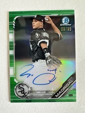 Nick Madrigal 2019 Bowman Chrome Prospect Auto Green Refractor #CPA-NM /99