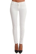 JBrand The Deal White Jeans Women's Ankle Zip Skinny Jeans J Brand - W31/L29