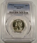 1976-S PCGS MS67 SILVER WASHINGTON QUARTER NICE WHITE MS 67 25c