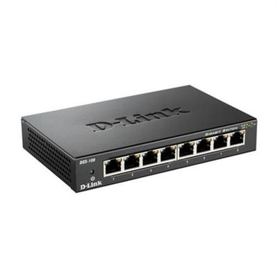 D-Link DGS-108 8-Port Gigabit Ethernet Netzwerk Switch Layer2 energiesparend