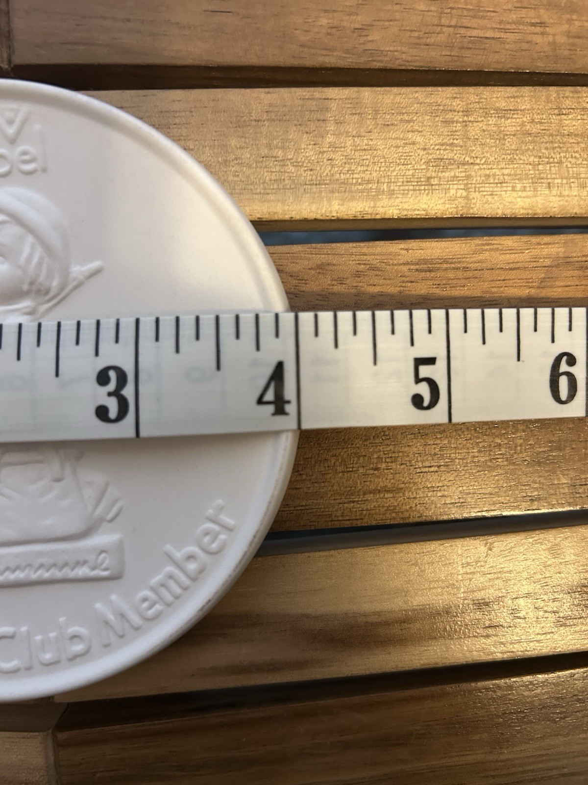 Goebel Hummel Collectors' Club 4" Member Plaque Round Medallion Disc 1976