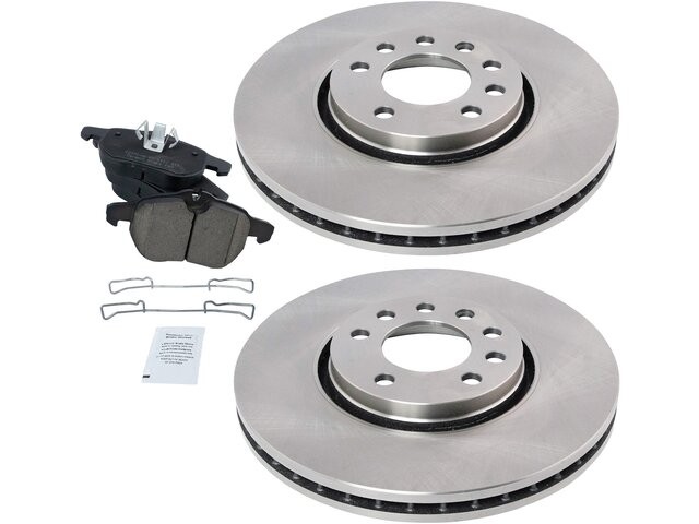 Front Brake Pad and Rotor Kit For 03-11 Saab 93 Vector Linear Arc JP87Q5