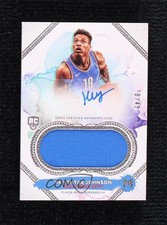2023 Topps Motif Relic Auto Ultramarine Blue /49 Keyontae Johnson #109 Rookie RC