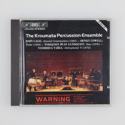 Kroumata Percussion Ensemble   Cage Cowell Lundquist Taïra CD 1983 BIS