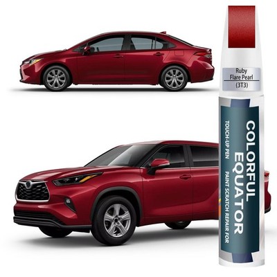 3t3 Ruby Flare Pearl Touch Up Paint for Toyota, Car Paint Pen Scratch Repair