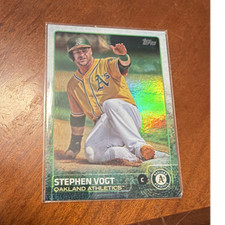 Topps 2015 Series Two Stephen Vogt #652 Oakland Athletics Baseball Trading Card