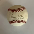 Ozzie Smith Autographed Baseball St. Louis Cardinals 'The Wizard' Inscription