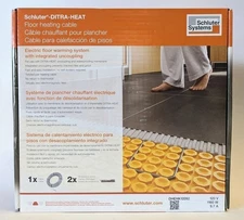 Schluter DITRA-HEAT DHEHK12092 Floor Heating Cable - 120V - 303 ft (91.7 sq ft)