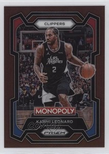 2023-24 Panini Prizm Monopoly Brown Prizm /249 Kawhi Leonard #37
