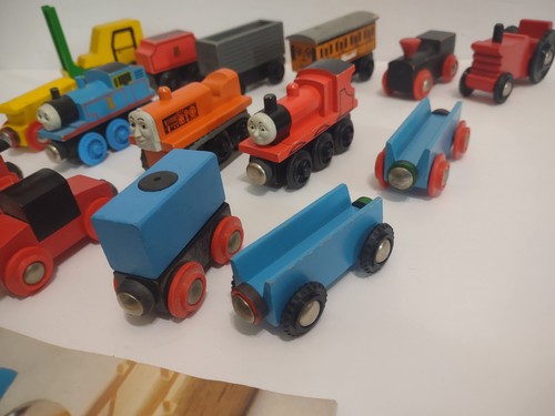 Vtg 1990s Lot 15 Brio Thomas The Tank Engine & Friends Wooden Forklift Terrance - Picture 14 of 17